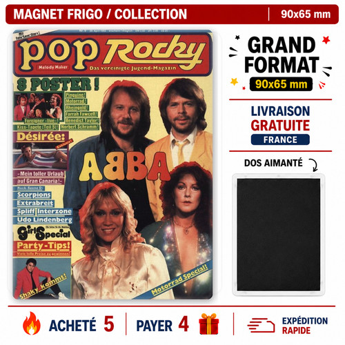 Magnet abba couverture - abba,