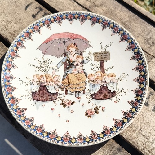 Assiette ancienne - assiette,