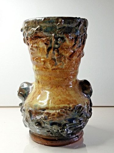 Signé guerin vase gres - vase,