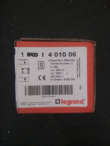 Legrand 401006 disjoncteur - legrand,