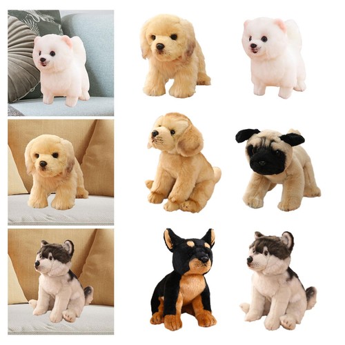 Chien peluche poupée - peluche,