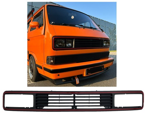 Calandre rouge noir pour - vw, t3