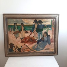 huile sur toile ancienne