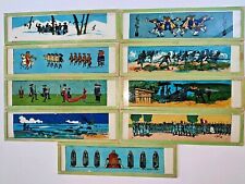 9 1900 ANTIQUE TOY GLASS PLATES MAGIC LANTERN