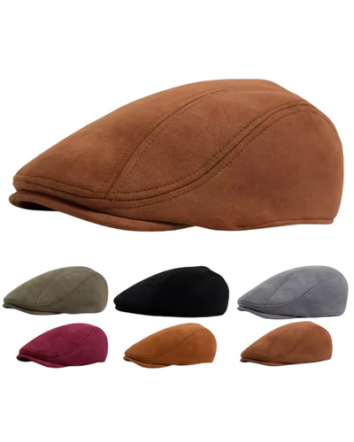 Béret gatsby daim unisexe - béret, en