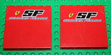 2 x Lego Racers FERRARI Red