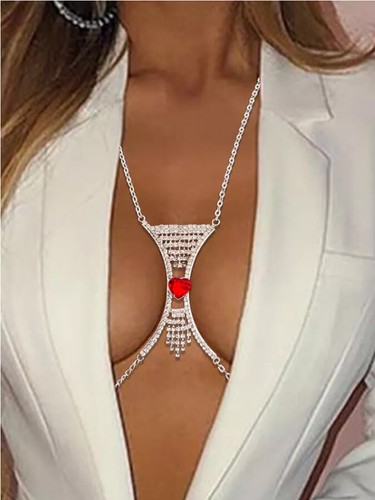 Collier long pour seins - long, bijou
