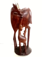 sculpture bois de teck