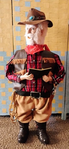 Cowboy preacher ventriloquist