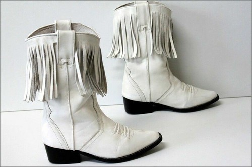 County bottes à franges - mi,