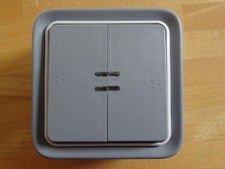 LEGRAND Plexo 1 double Interrupteur double POUSSOIR à Voyant inclus Neuf