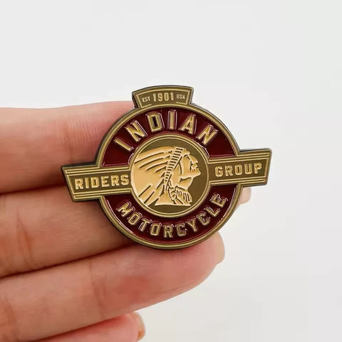 Pin moto indian riders group - pin's,