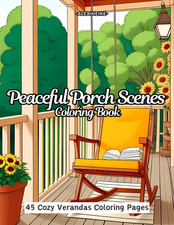 Peaceful Porch Scenes Coloring