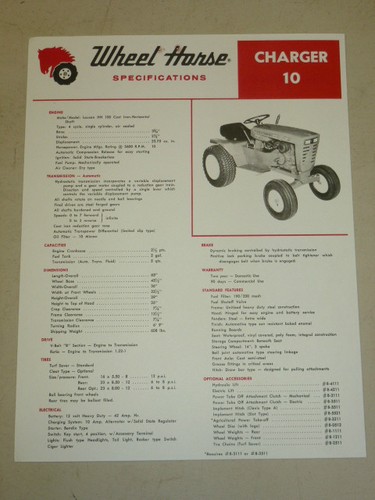 Wheel horse tractor - horse,