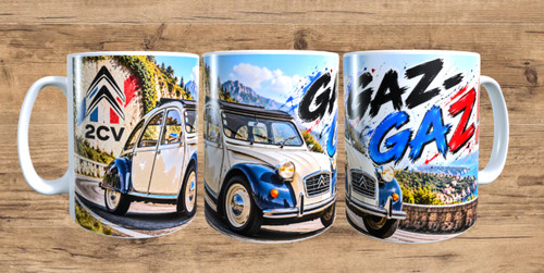 Mug humour 2cv citroën - mug,