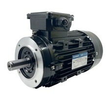 Moteur Électrique Triphasé 3kW/4CV, 1000Tr/min, 230/400V, B14, HA132, IE3, Alu