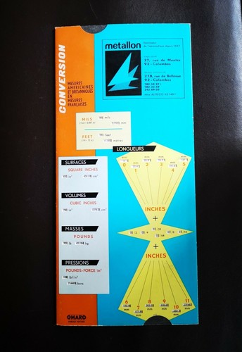 1966 règle calcul - À,