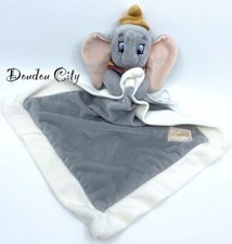 3009🌟Doudou Plat Dumbo Disney Nicotoy Simba Toys Éléphant Gris Mouchoir