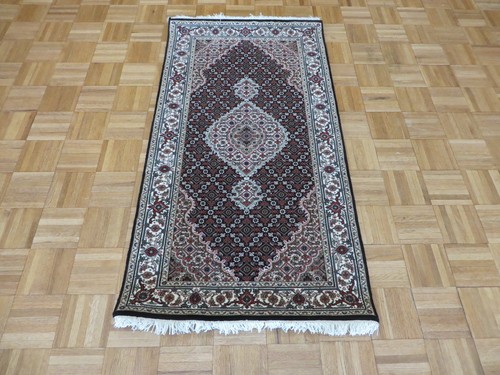 9 hand knotted - knotted, black
