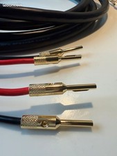 Paire de câbles haut-parleur