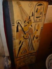 Antique 1920’s Egyptian Revival Applique Art Deco Period 18” X 48”