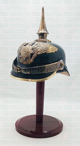 Casque prussien cuir ww1 - prussien,