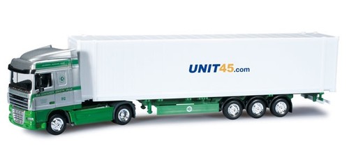 Herpa camion porte container - camion,