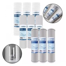 Filtre à eau remplaçable 10" filtres à osmose de charbon actif cartouche de 5 µm