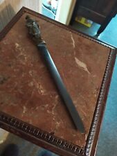 Grand Coupe Papier Rare en Bronze de Collection Antiquité XIXème