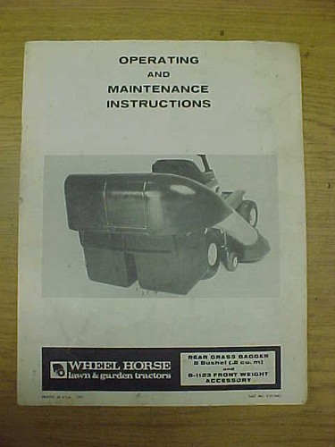 Wheel horse lawn mower - wheel, grass