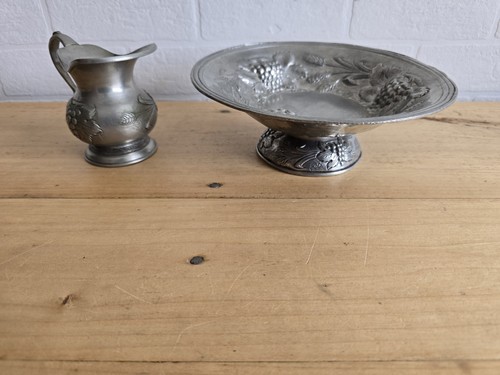Coupe fruits etain - fruits, en