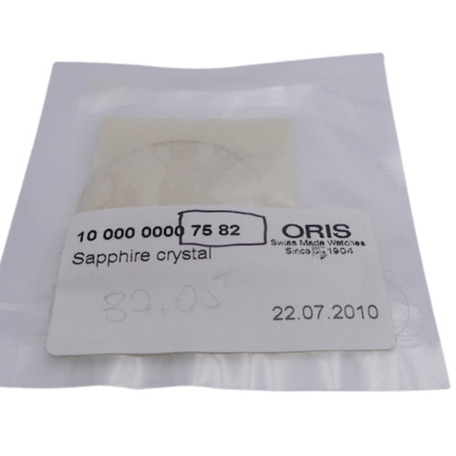 Oris 7582 verre - -, sapphire