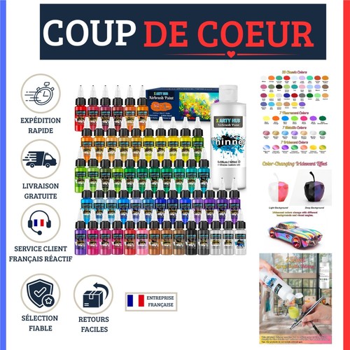 Set peinture aérographe - peinture, 54