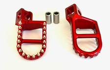 RED ERGAL FOOTBOARDS FOR TRIAL