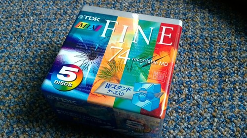 Minidisc tdk fine série - tdk,