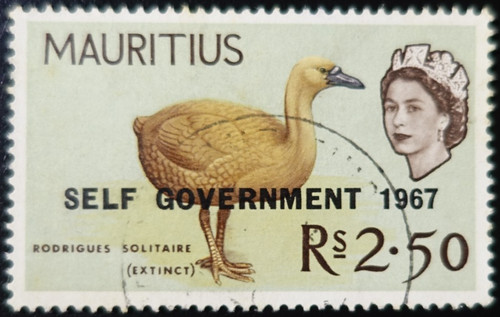 Timbre maurice oiseau - maurice,