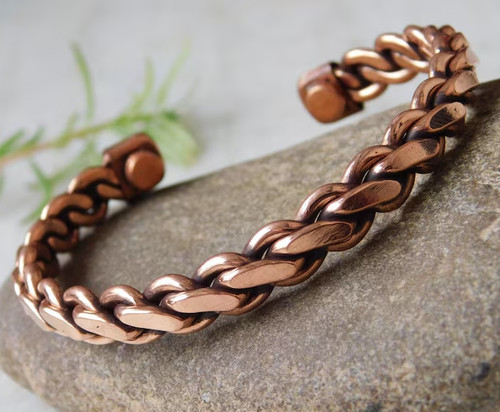 Bracelet magnétique cuivre - bracelet, en
