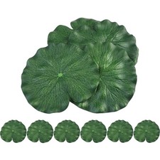  12 Pcs Décor D’étang Flottant Feuille Flottante Plantes Simulées