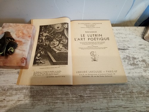 Lutrin art poétique - l'art, |