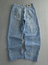 Vintage 2000s Y2K Southpole Baggy Light Wash Denim Jeans Wide Leg 33 x 32