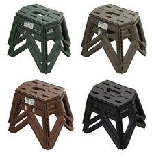 Lot de 2 tabourets pliants pour adultes et enfants, pratiques et portables, pour