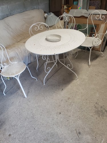 Salon jardin fer forgé - salon,