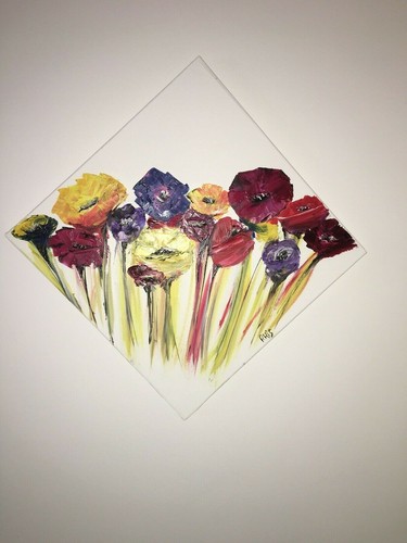 Tableau peinture huile au - -,