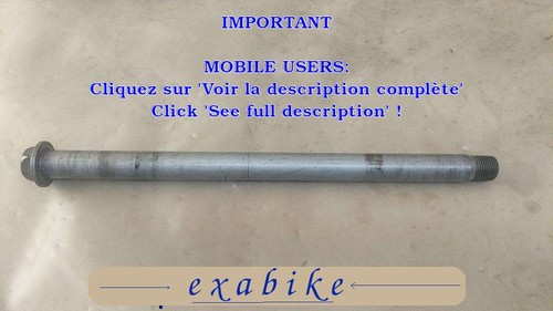 Axe roue pour honda - axe, de