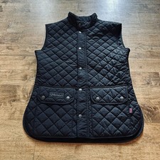 NEW BELSTAFF QUILTED VEST WAISTCOAT VEST ENGLAND Black MENS 46 US SMALL