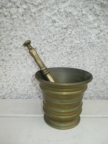 Ancien mortier bronze - ancien,
