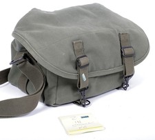 USED Domke F-6 Little bit smaller Canvas Shoulder Bag Olive #1159 NO INSERTS