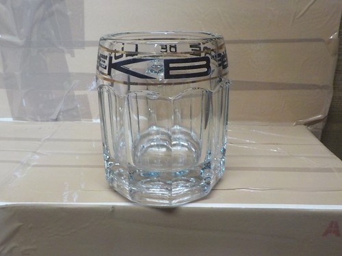 Chope verre ancienne - chope,