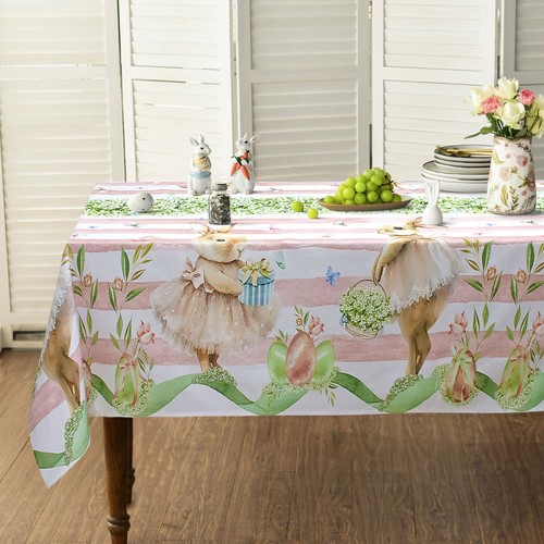 Nappe pâques coton - nappe,