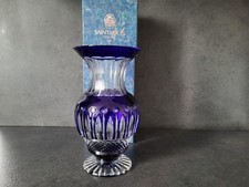 Vase  En Cristal Signé 
